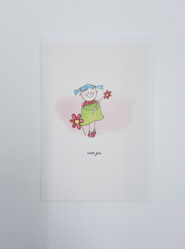 Wenskaart kindje voor jou (F15215)