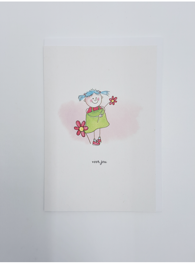 Wenskaart kindje voor jou (F15215)