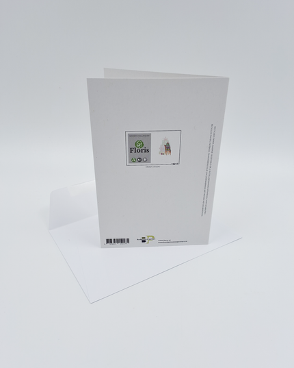 Wenskaart stoel met cadeau (F15217)