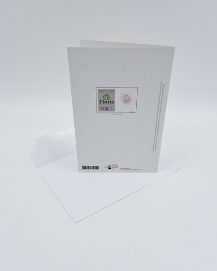 wenskaart geboorte roze (F15219)