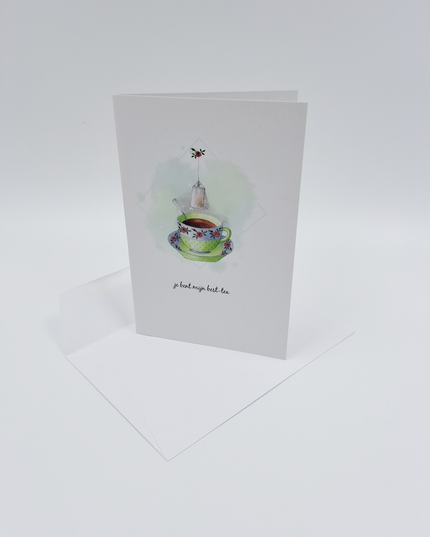 Wenskaart kopje, je bent mijn best-tea (F15230)