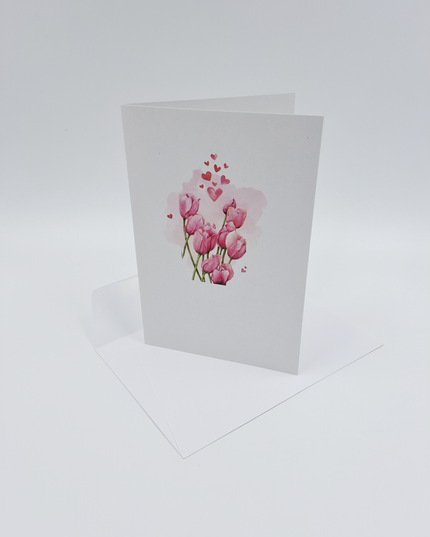 Wenskaart tulpen (F15247)