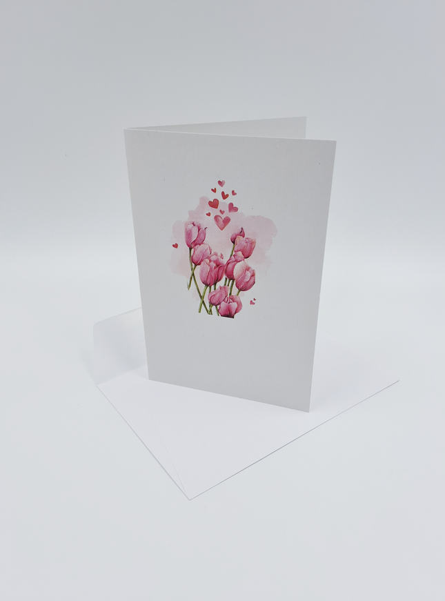 Wenskaart tulpen (F15247)
