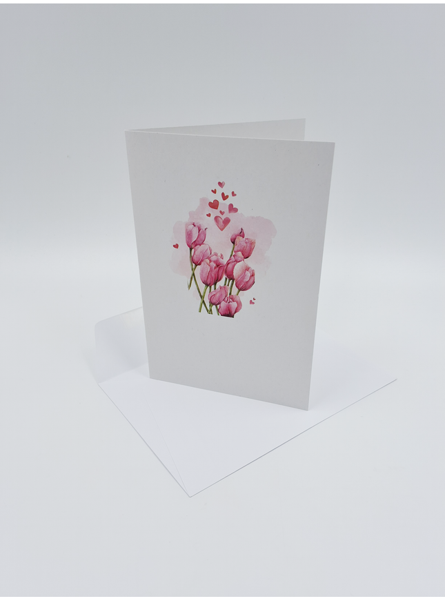 Wenskaart tulpen (F15247)
