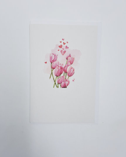 Wenskaart tulpen (F15247)