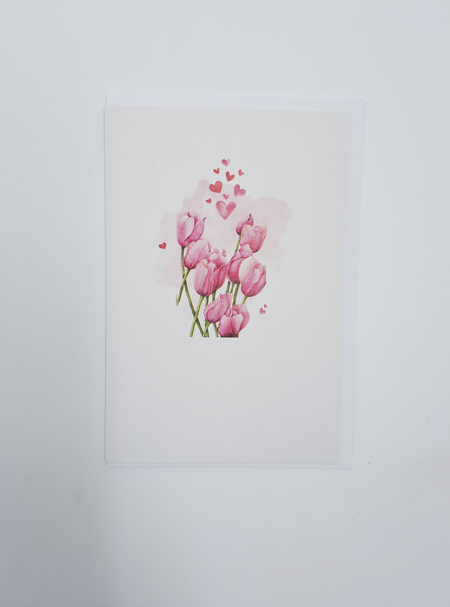 Wenskaart tulpen (F15247)