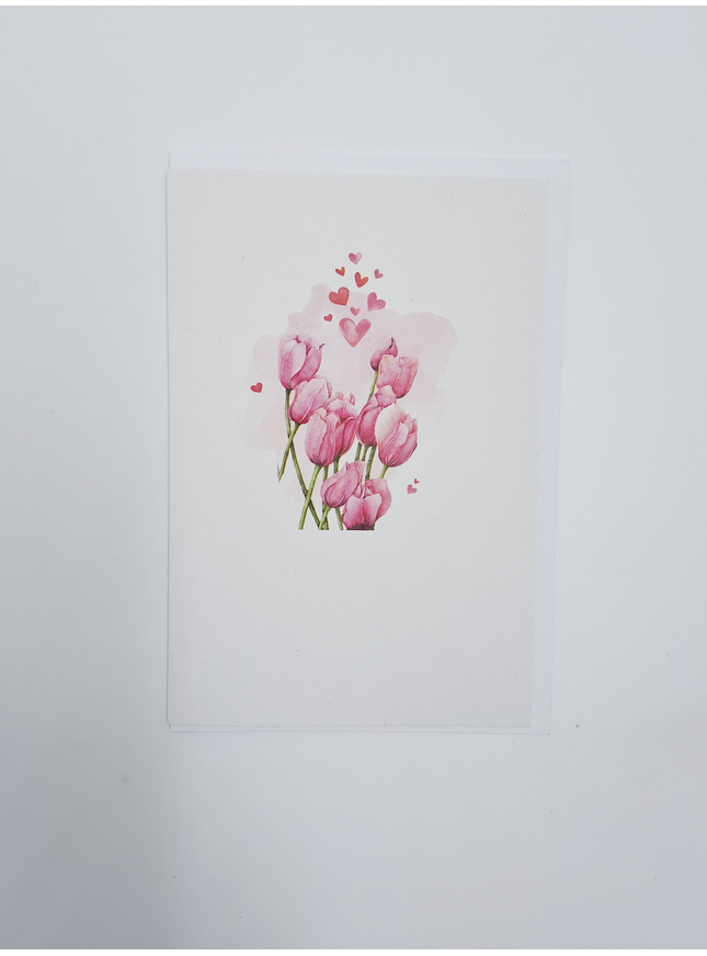 Wenskaart tulpen (F15247)