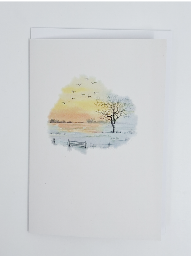 Wenskaart zonsondergang (F15248)