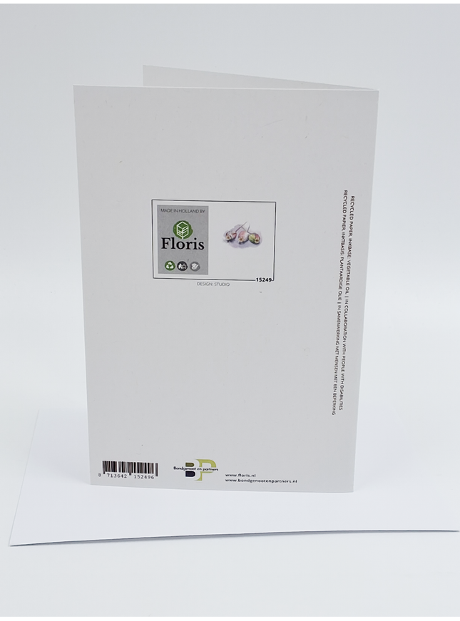 Carte de vœux tulipes
