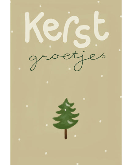Christmas postcard Christmas greetings (5x)