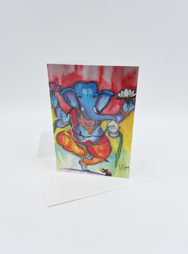 Wenskaart Ganesha (F20066)