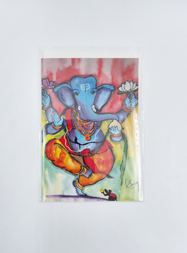 Wenskaart Ganesha (F20066)