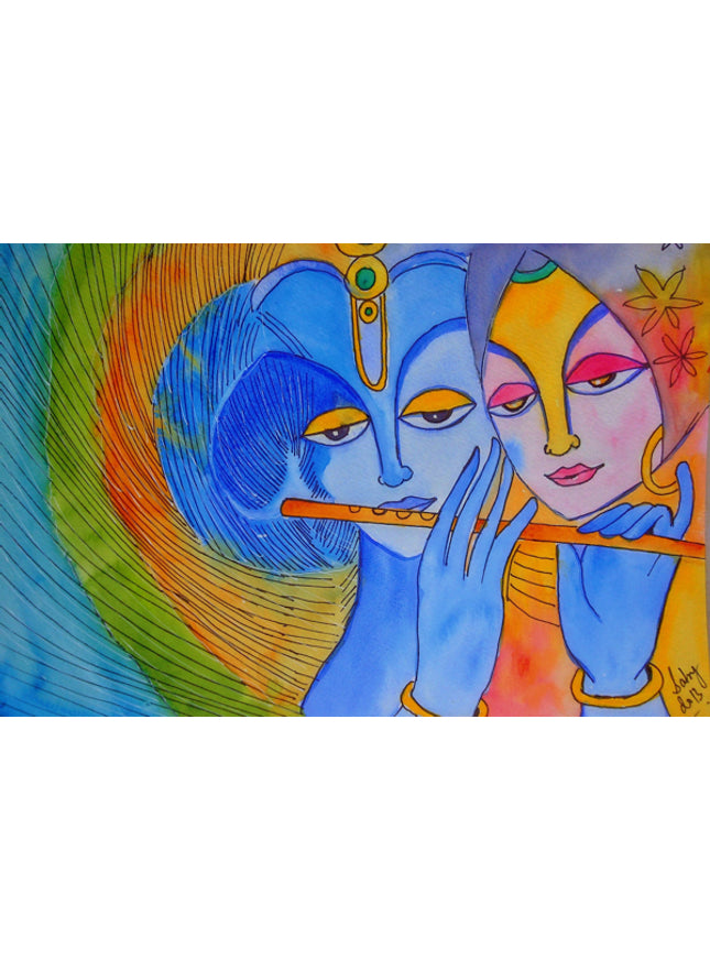 Greeting card Krishna (F20067)