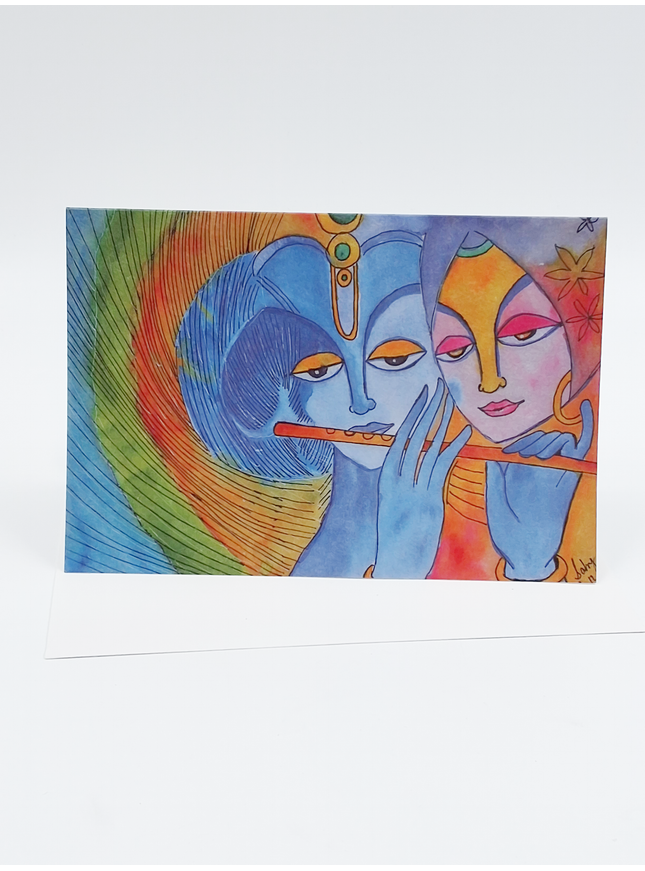 Greeting card Krishna (F20067)