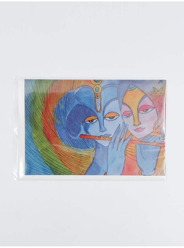 Greeting card Krishna (F20067)