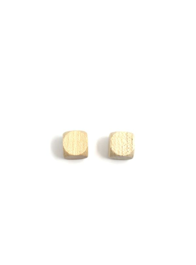 houten dobbelsteen blanco - 12 mm