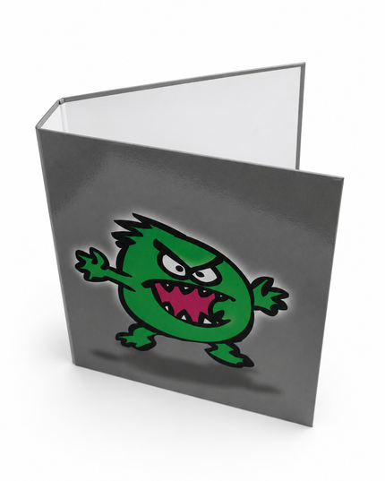 Ring binder recycled cardboard - sample