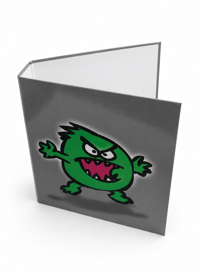 Ring binder recycled cardboard - sample